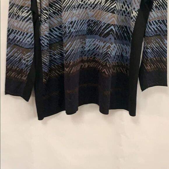 NWT NIC+ ZOE BLUE MULTICOLORED SWEATER SIZE 3X - Picture 3 of 9
